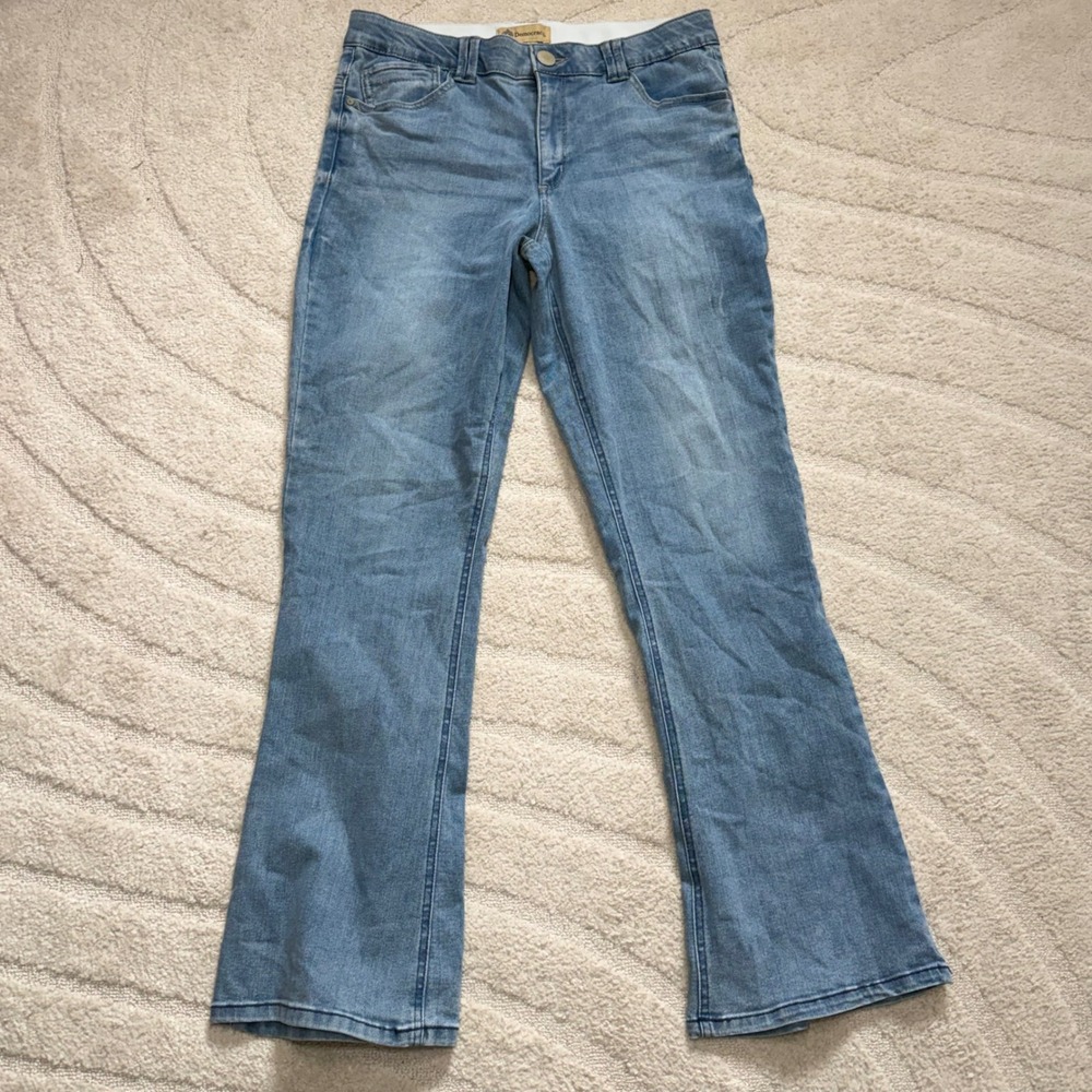 Democracy Ab Solution High Rise Bootcut Jeans Medium Wash Blue Denim Size 12